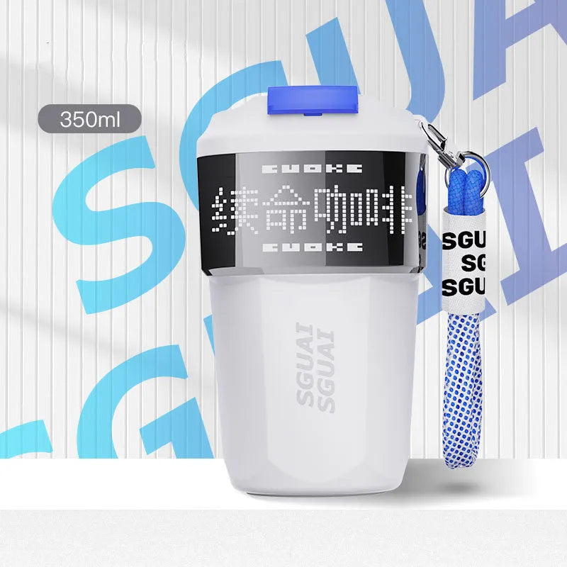 316 stainless steel portable coffee cup with 50mL capacity in Japanese minimalist style