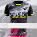 Men's loose fit short sleeve sports mesh T-shirt in bird eye polyester fabric