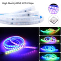 Automotive engine cover LED light strip kit for General Motors vehicles in 1.2m, 1.5m, or 1.8m lengths