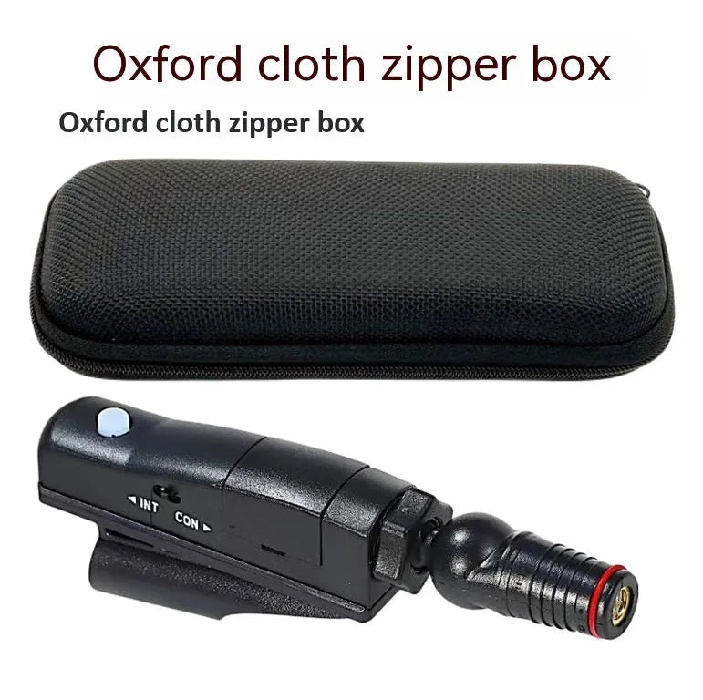 Golf putter laser aiming instrument accessory for putting practice and alignment training.