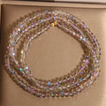 New Chinese Style multi-layer champagne crystal bracelet women light luxury three-circle design