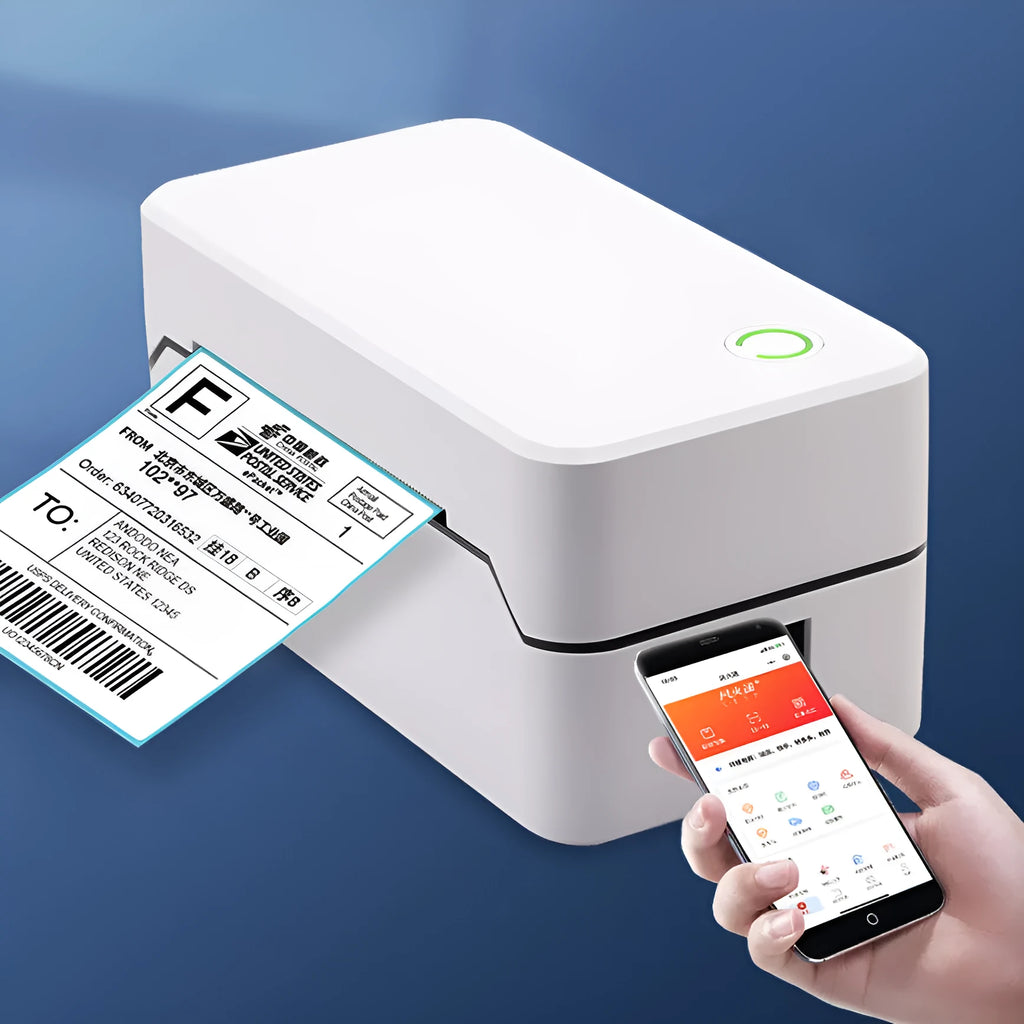 Thermal express single electronic surface printer with Bluetooth connectivity and compact dimensions