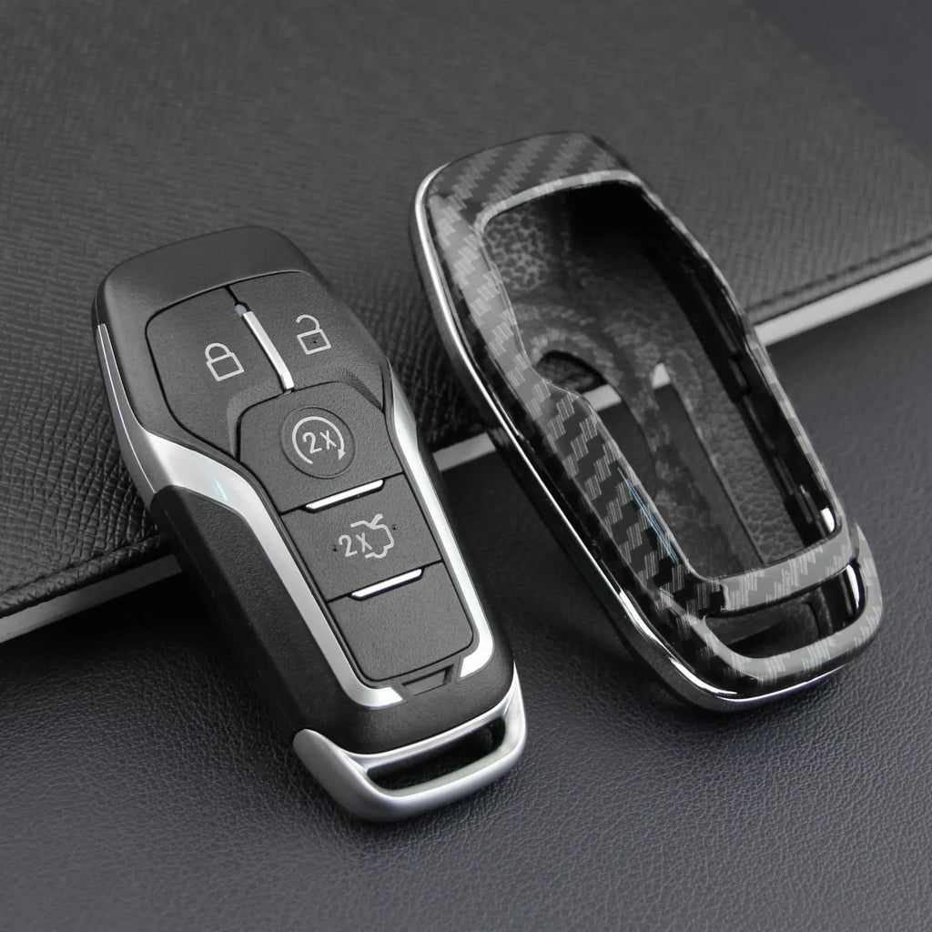 Plastic protective shell for a car key remote, shown in a single-shell design.