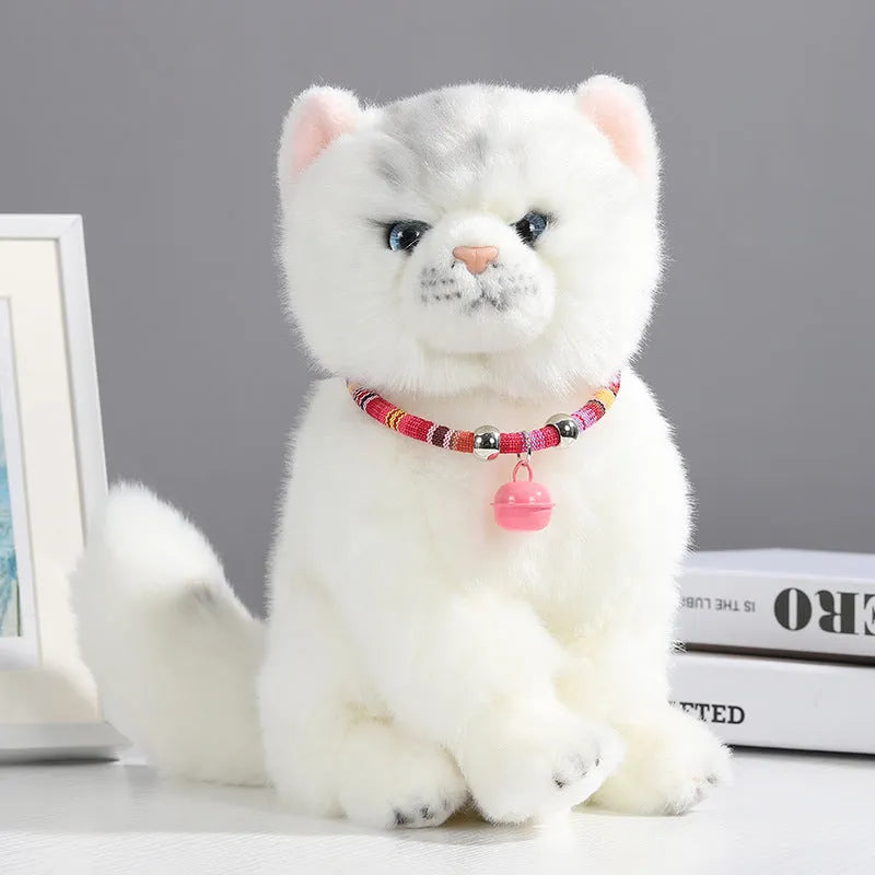 Coloured ethnic style adjustable pet collar with a bell for cats and dogs in black, blue, pink, red, and white.