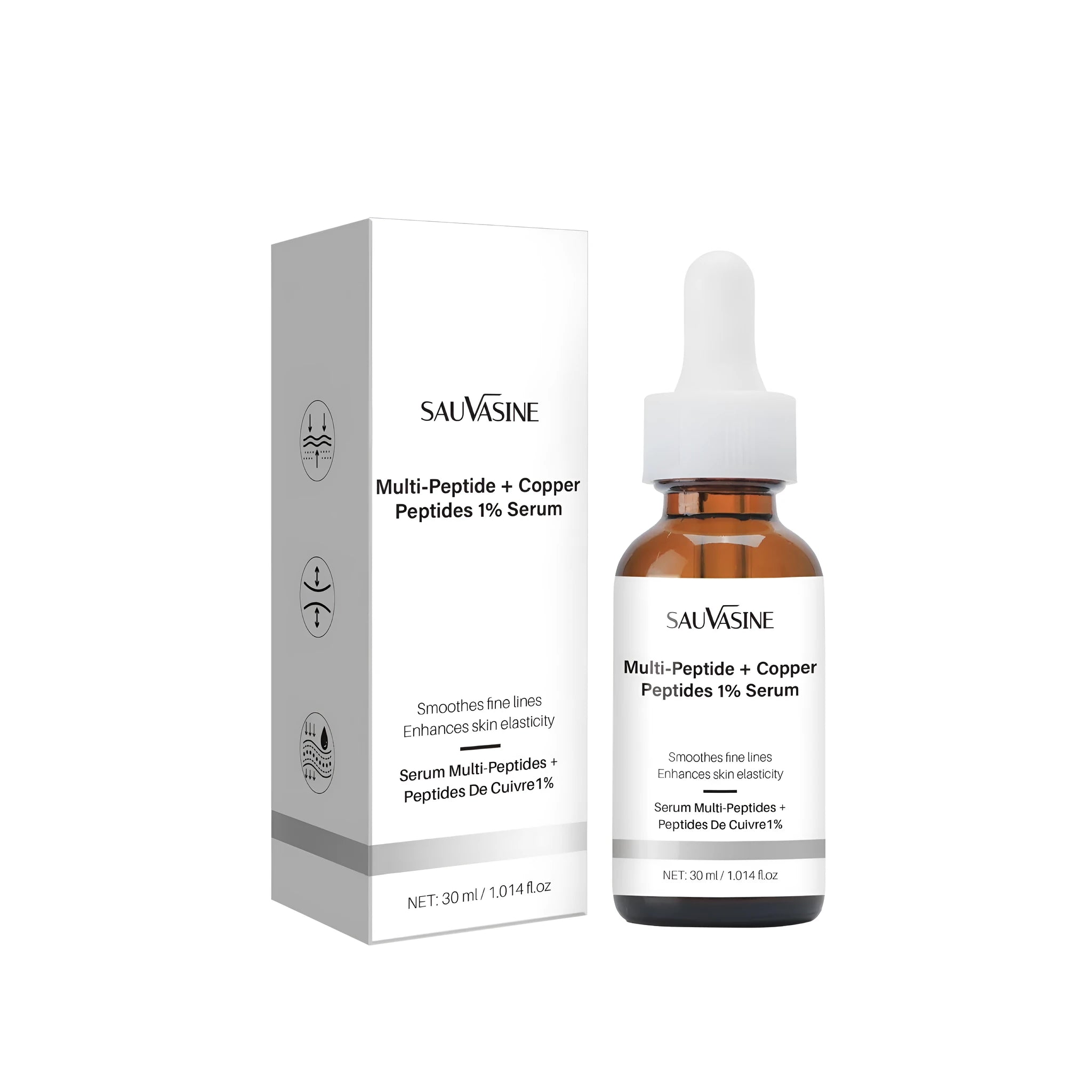 30ml moisturising oil bottle for wrinkle reduction and fading measuring 34.5mm