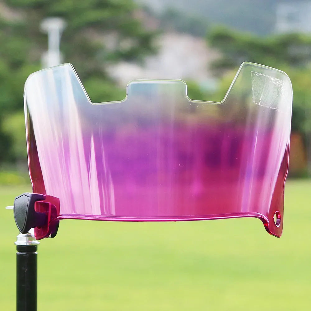 American style multicolor rugby helmet goggles showing tool-free attachment system