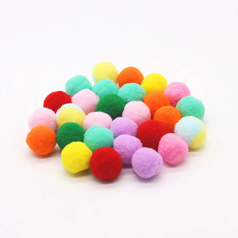 30cm pet toy launch gun with set of soft plush shooting balls for interactive cat and dog play