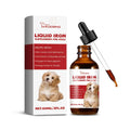 Pet dog syrup care supplement 60ml mint extract with product bottle and packaging