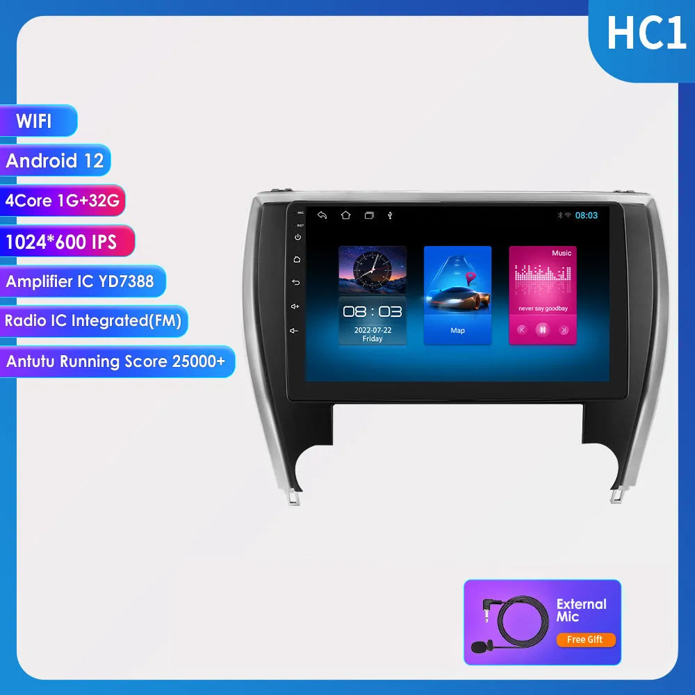 10 inch car navigator and MP5 all-in-one machine for Toyota Camry dashboard installation