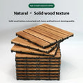 Camphor pine floor tiles in 30x30cm size with brushed finish for balcony and indoor-outdoor use