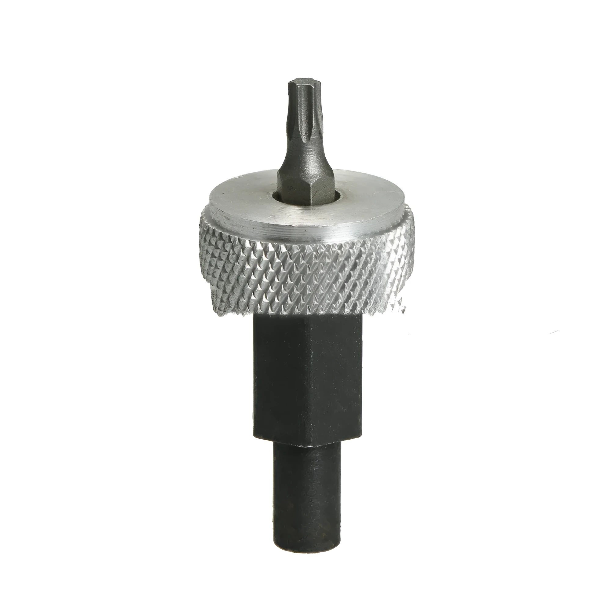 Ignition module wrench tool with carbon steel handle and aluminium knobs for distributor block mounting