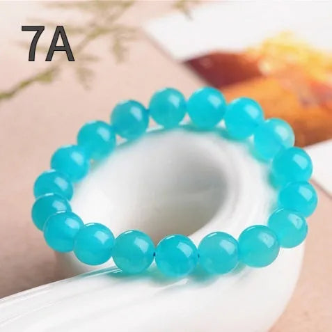 Grade 7A natural amazonite scattered beads in various sizes from 6mm to 13mm for DIY jewellery making
