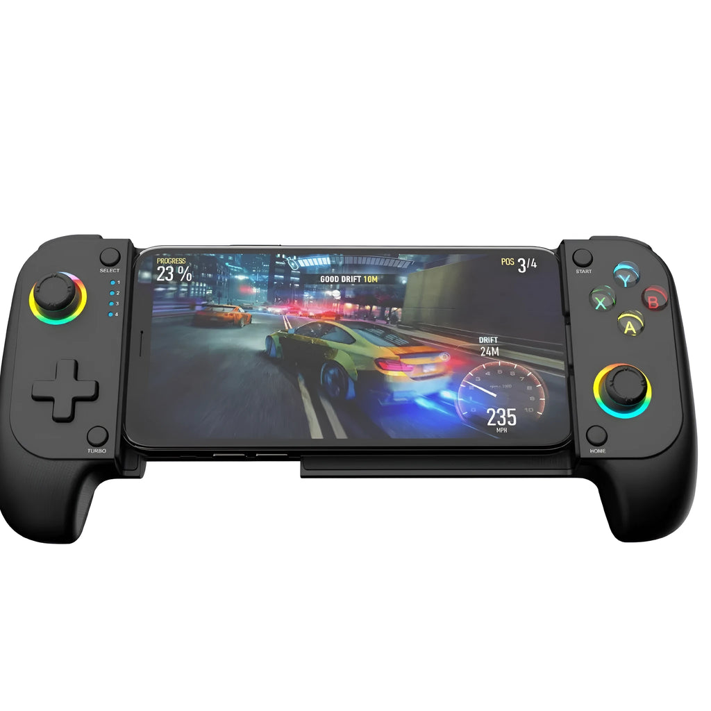 Bluetooth wireless stretching game handle controller for Android and iOS mobile gaming