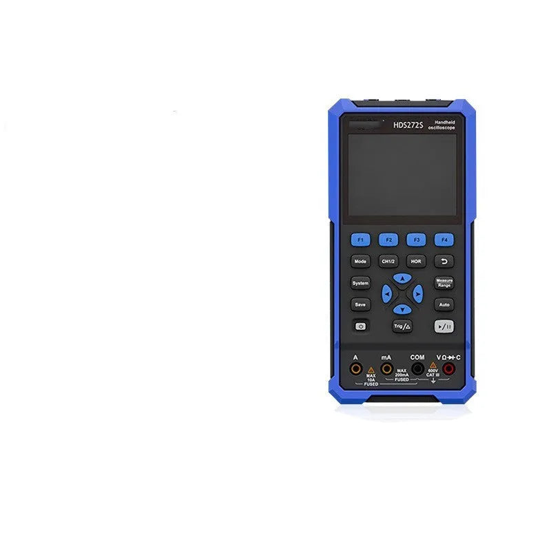 Handheld digital oscilloscope with probe and accessories for automotive diagnostics