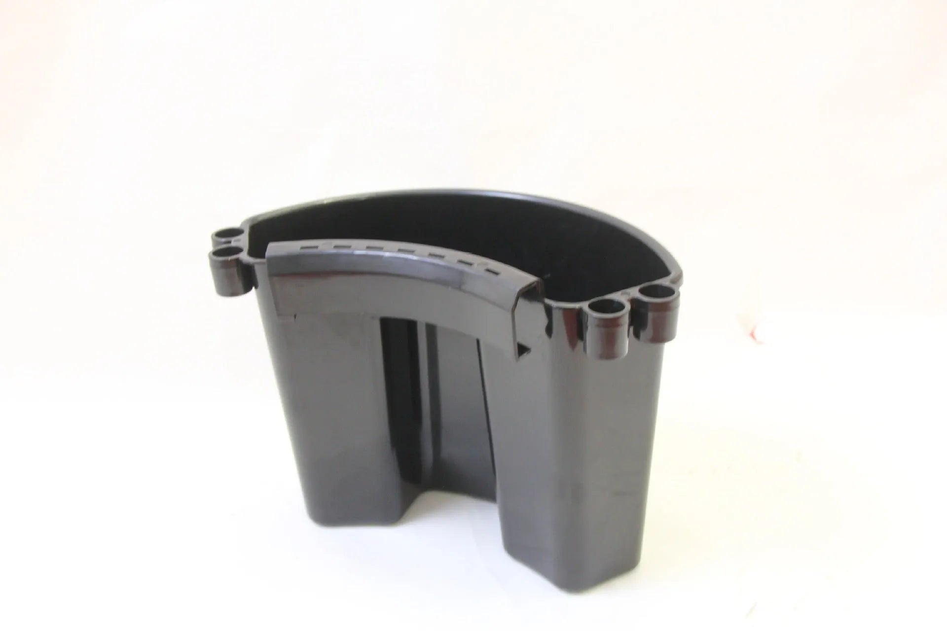 PP plastic car washing bucket with detachable handle in choice of black, red, blue, or pink colours