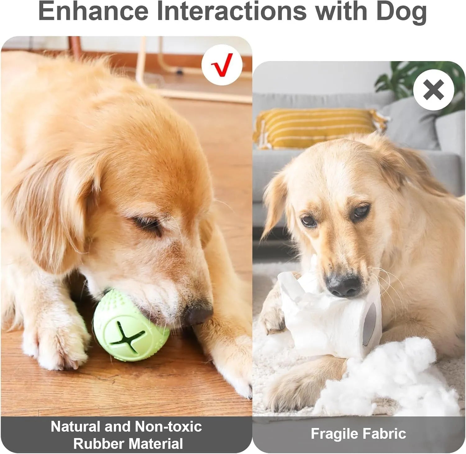 Blue, green, and orange natural rubber bone-shaped dog chew toy for aggressive chewers.