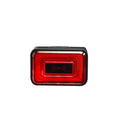 Smart millimetre wave bicycle taillight with dual mounting brackets and TYPE-C charging port