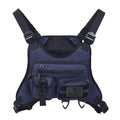 Oxford cloth chest bag for outdoor sports and riding in black, grey, and blue colour options