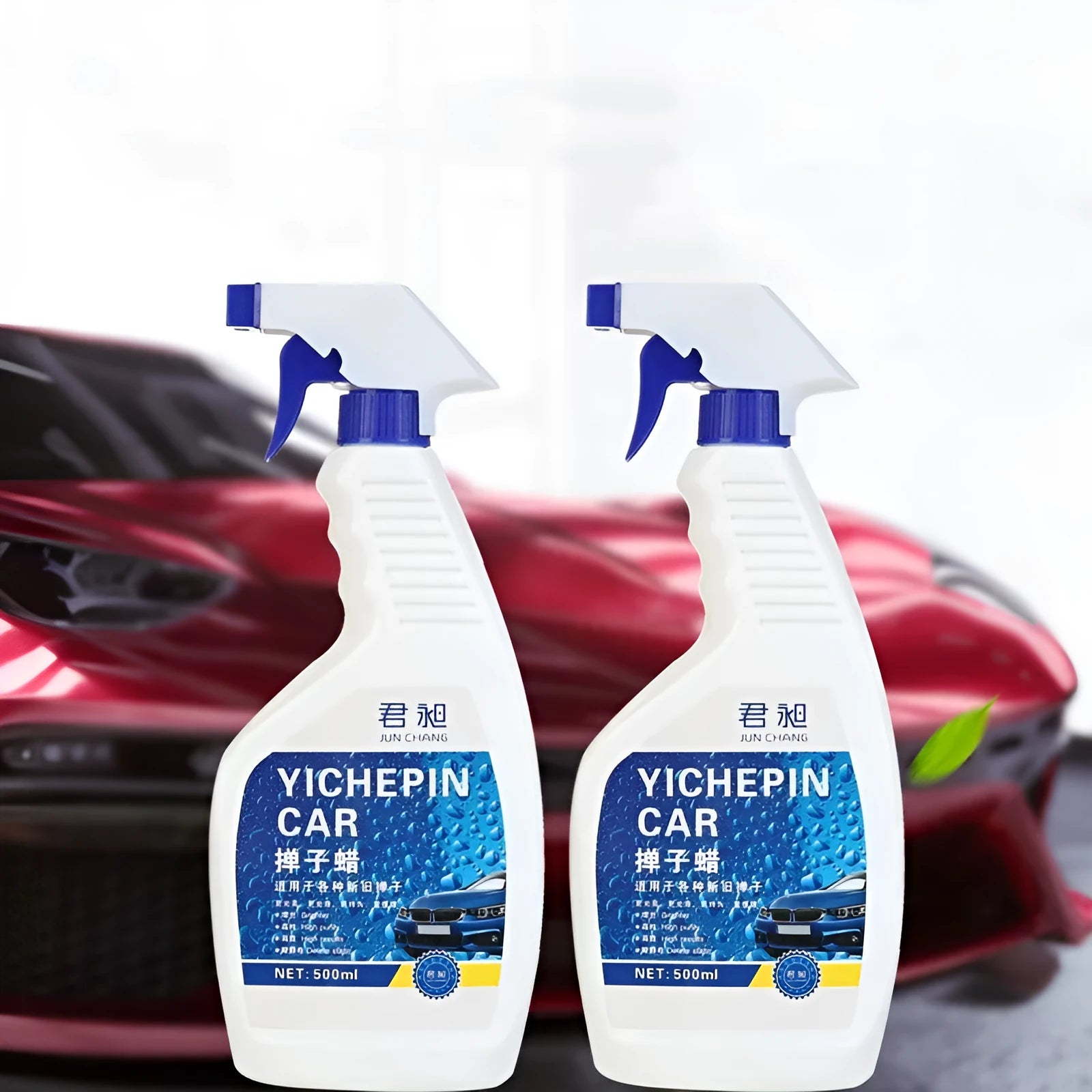 500ml car paint maintenance spray wax powder with powder sprayer for glazing and oxidation resistance