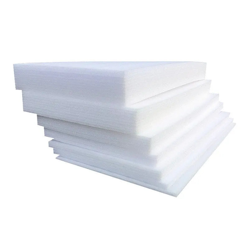 White EPE pearl cotton high-density foam board measuring 2 metres by 1 metre