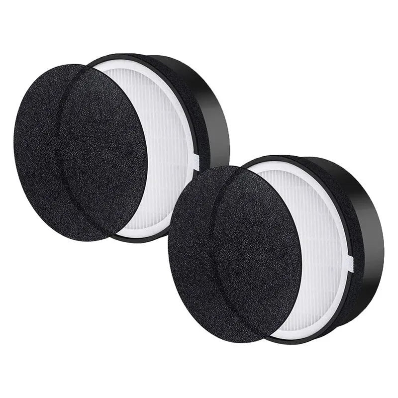 Levoit LV-H132 compatible replacement air purifier filter set with activated carbon screen and cotton pre-filter