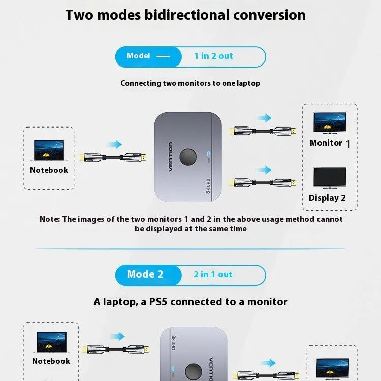 Alloy HD computer audio and video separator for television line connectivity in black or grey