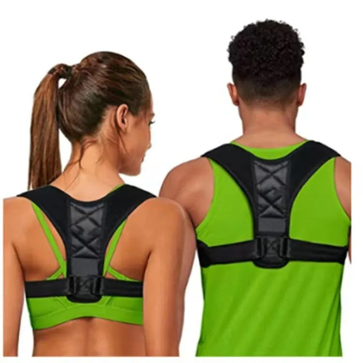 Babaka adjustable nylon posture correction belt for back support.