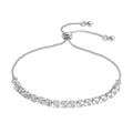 Metal micro-studded claw chain simple bracelet in electroplated finish, unisex design