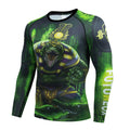 Men's slim-fit sports suit with printing pattern and stretch fabric for athletic activities
