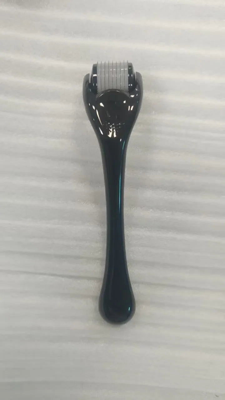 540 micro needle derma roller with adjustable size and multiple colour handle and wheel options