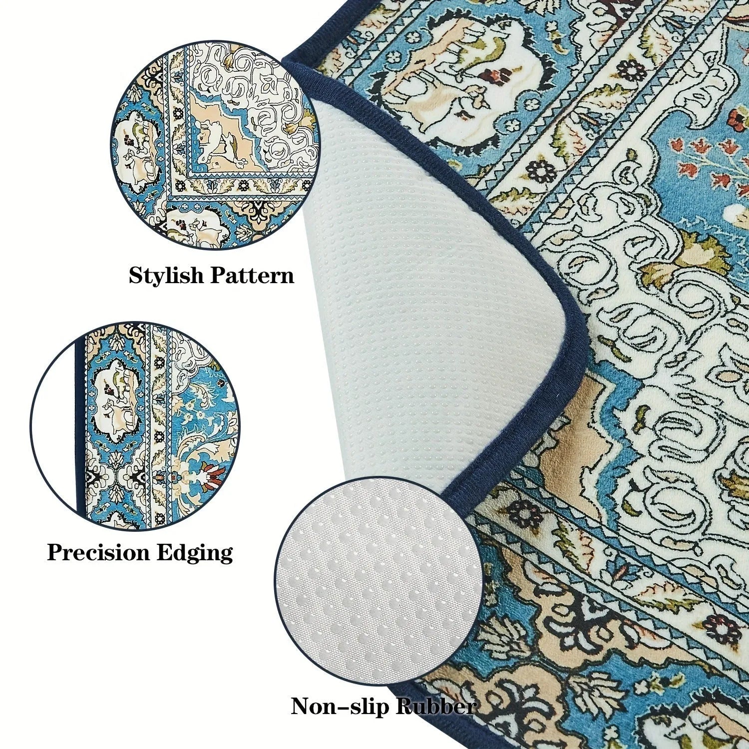 Bohemian style crystal velvet pet mat 40x60cm stain resistant dog urine pad in multiple colours