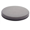 360-degree rotating car seat cushion with non-slip base and plush cover