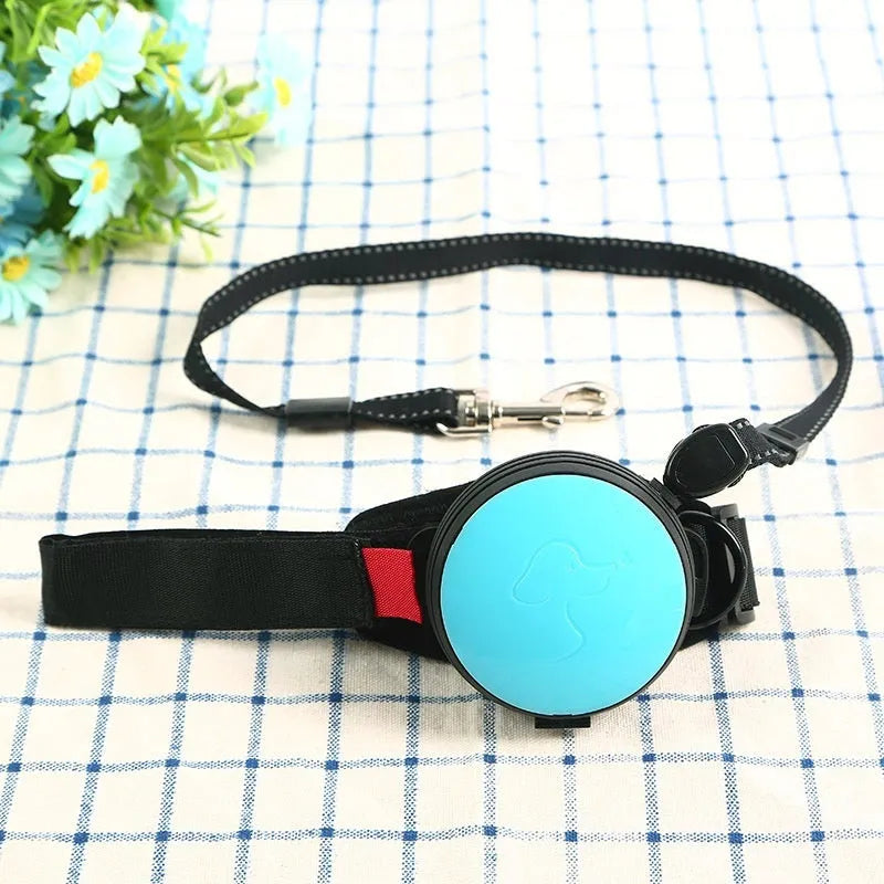 3 metre explosion-proof automatic retractable dog leash with holding hands handle in multiple colours.