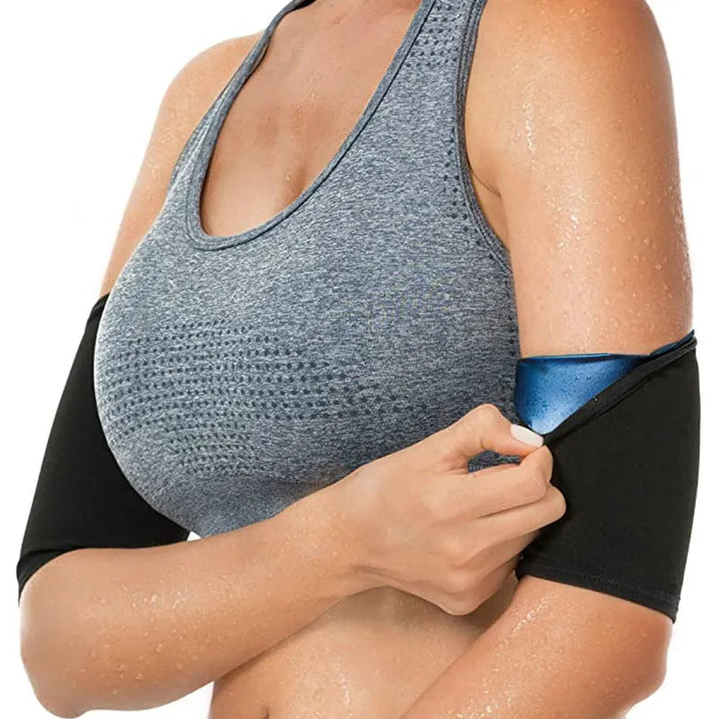 Adjustable arm sports sweatband with binding band in multiple colour and size options