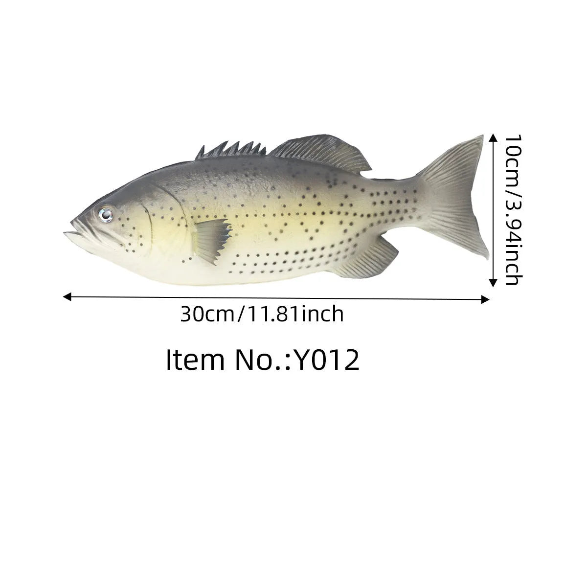 Three PU simulated fish ornaments showing yellow-fin tuna, yellow fin tuna, and small tuna marine models