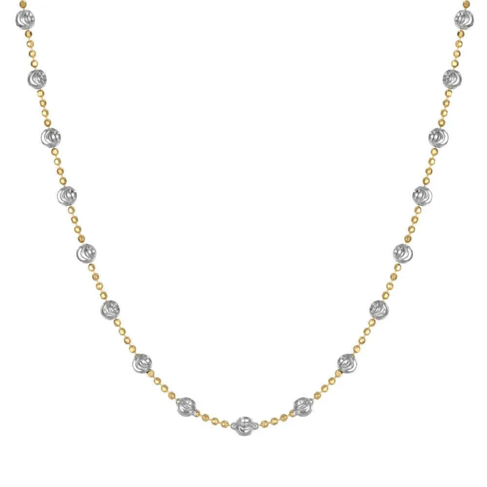 925 silver moon tooth beads clavicle chain necklace for women electroplated gold white gold finish