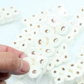 Miniature paper simulated tissue roll model for dollhouse play, measuring 30mm by 15mm by 80mm.