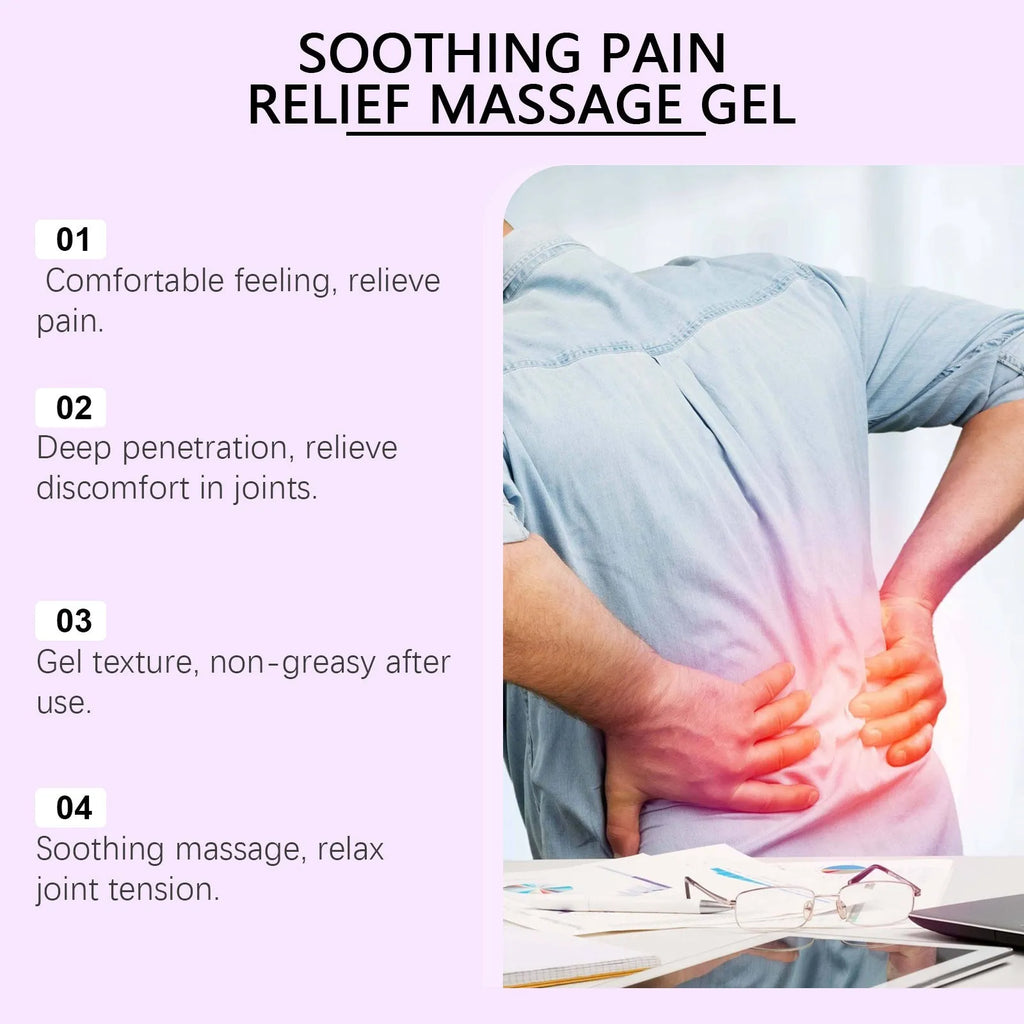 100g tube of body massage gel for joint, knee and elbow care.