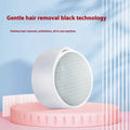 Nano glass epilator and foot grinder, a white plastic 2-in-1 personal grooming device.