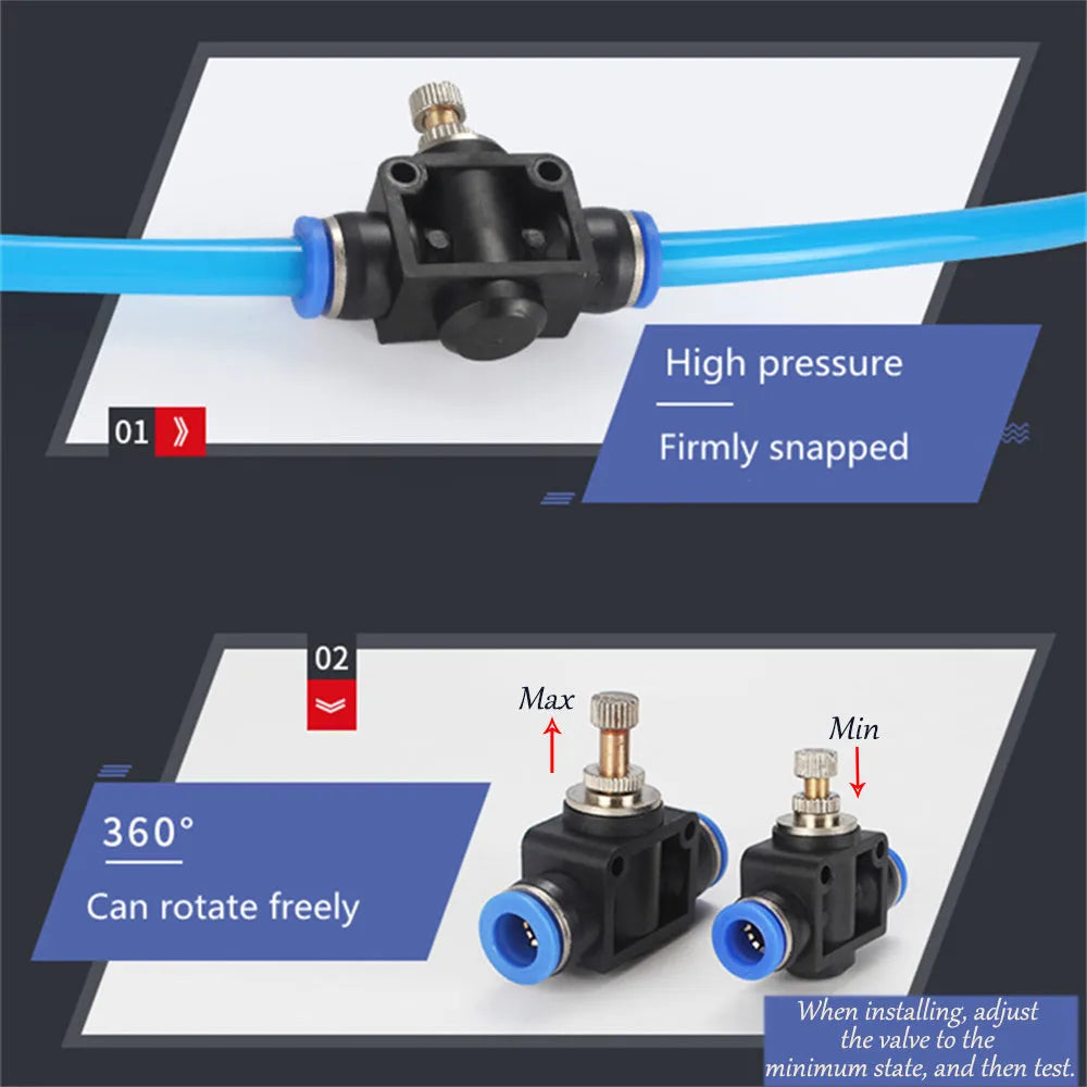 Turbo car blow-off valve sound kit with rubber doll ornament, pressure valve, copper tube, and mounting clips.