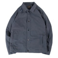 Men's slim-fit single-layer jacket in light grey polyester with Korean style design