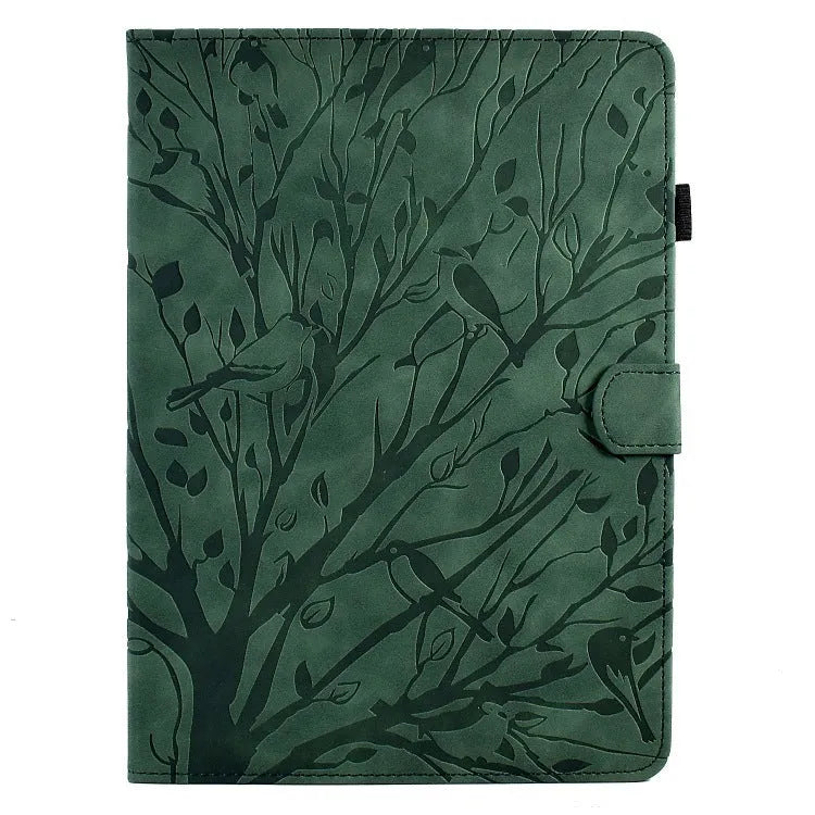 Imitation leather tablet protective case with bracket stand in black colour