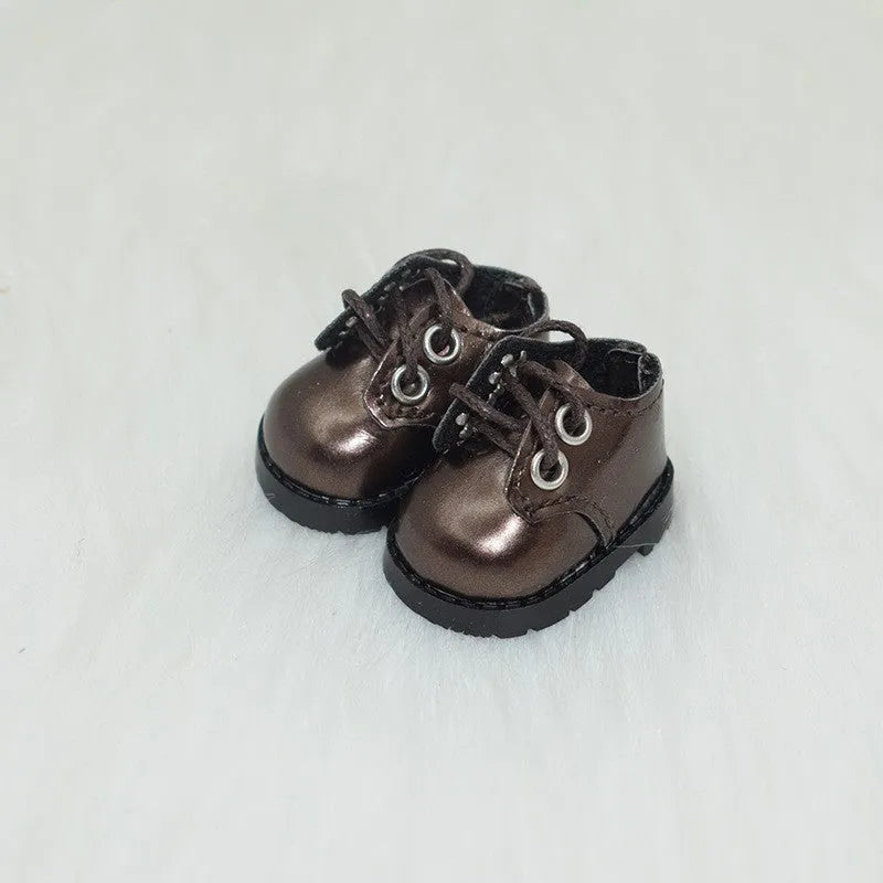 Doll replacement shoes accessories 17cm height PU material multiple styles