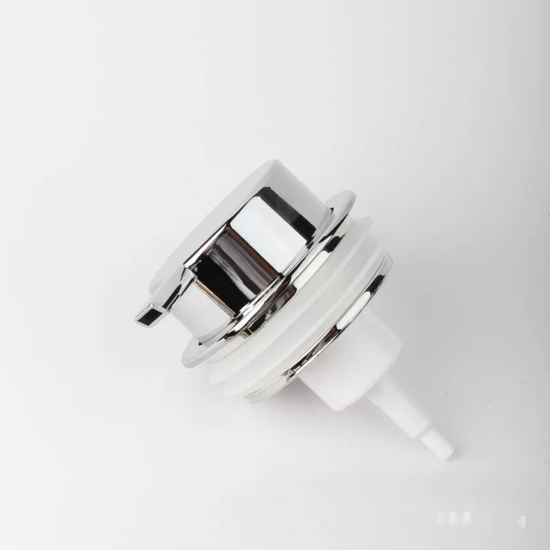 ABS plastic foam pump for facial cleanser in various metallic and matte colours.