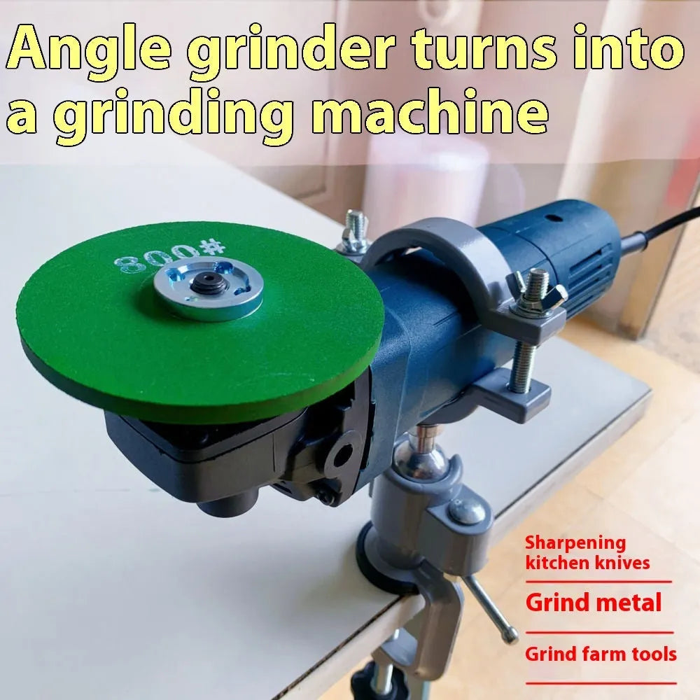 Bracket-type clamp-on bench vise with a 360-degree rotating head made from tungsten steel.