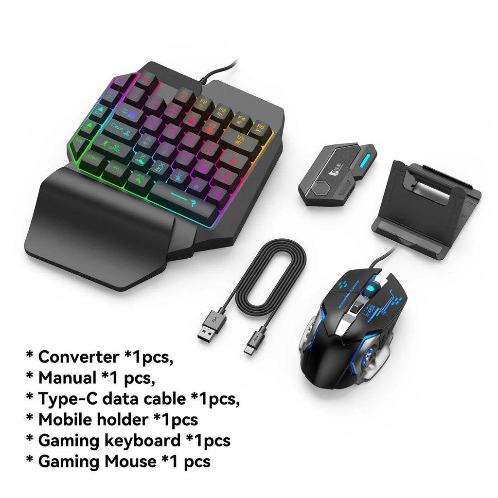 Gamwing Jiaying MIX series USB converter for Chicken Throne keyboard and mouse in official configuration suit colour