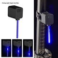 Bicycle rear light with running water LED effect mounted on seat tube