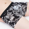 Plus size men's Ice Silk boxers in assorted colours showing mid waist design