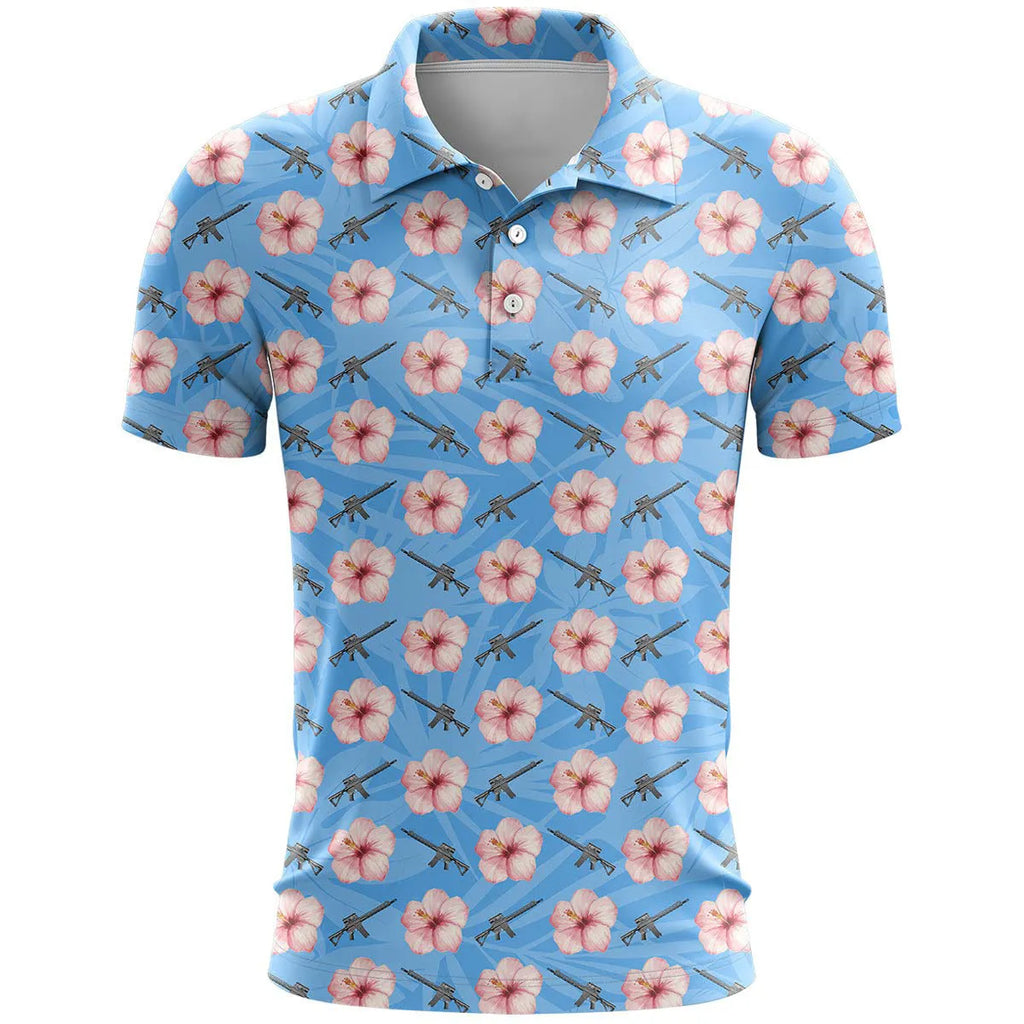 3D printed sports short sleeve shirt in polyester bird eye cloth with loose fit design