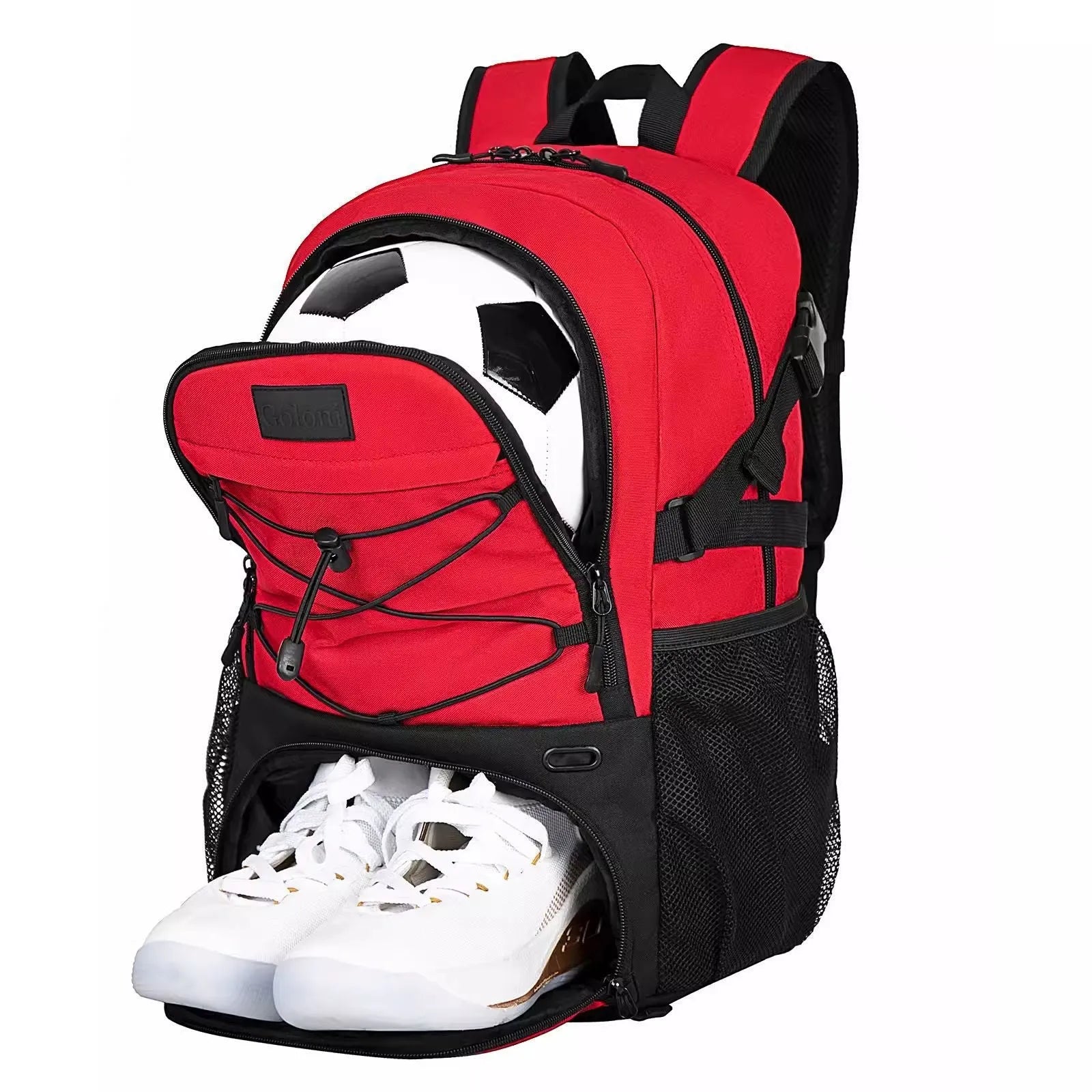 Basketball fitness training backpack Oxford cloth sports bag with 25-35L capacity in multiple colours